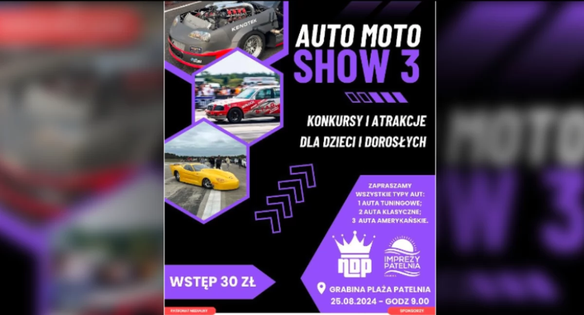 Auto Moto Show 3 – Motoryzacyjne święto na Plaży Patelnia