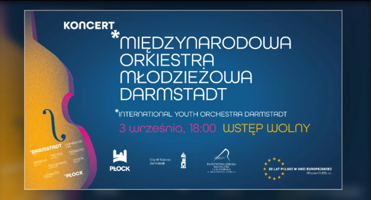 Koncert Międzynarodowej Orkiestry Młodzieżowej Darmstadt 
