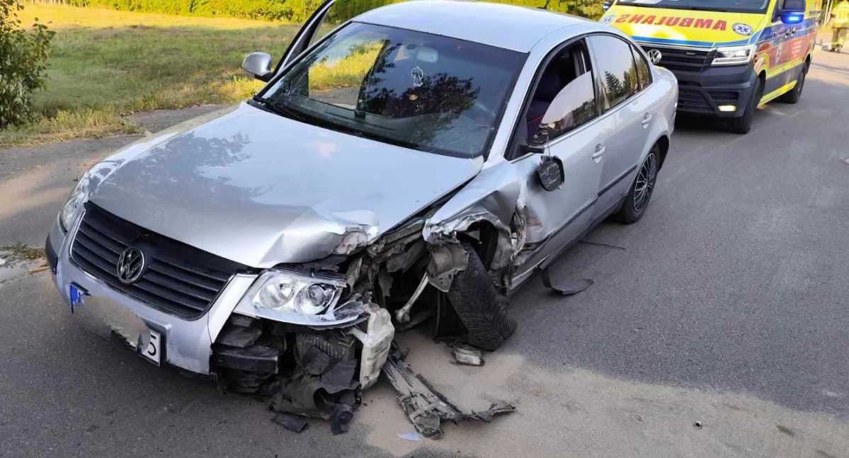 Czołówka w Borowiczkach Pieńkach. 22-latka ukarana 10 pkt. karnymi