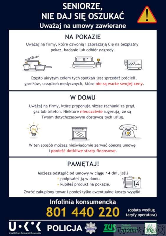 Oszust okradł seniorkę z Gostynina