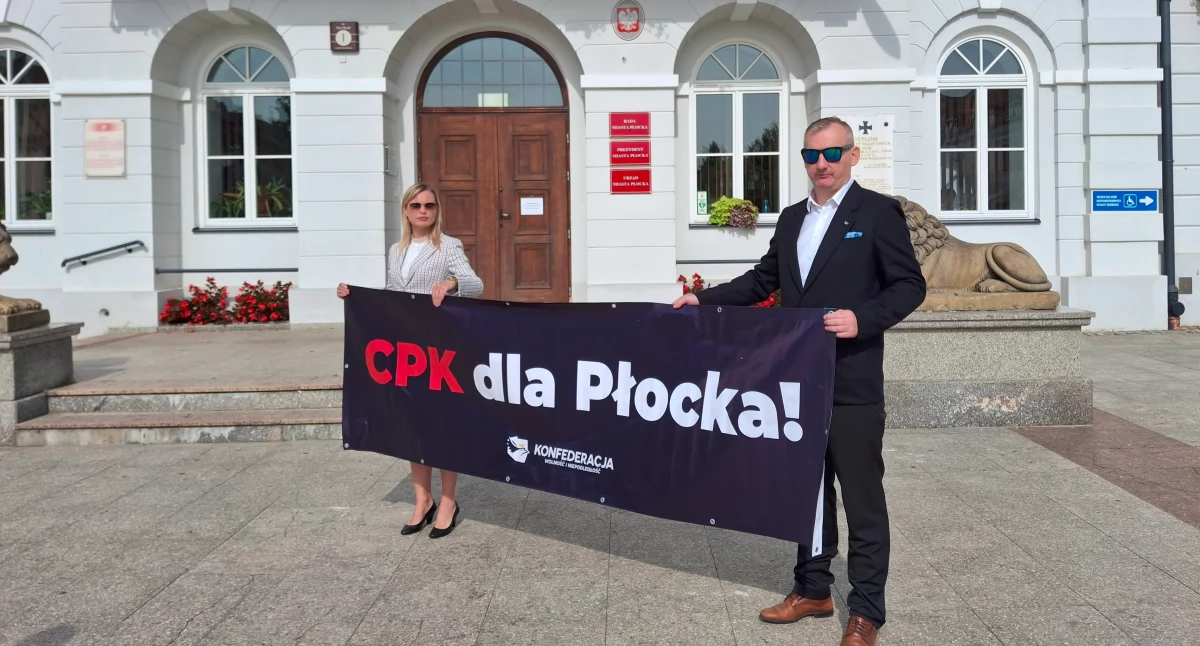 Konfederacja Płock. Tak dla CPK i zbiera podpisy
