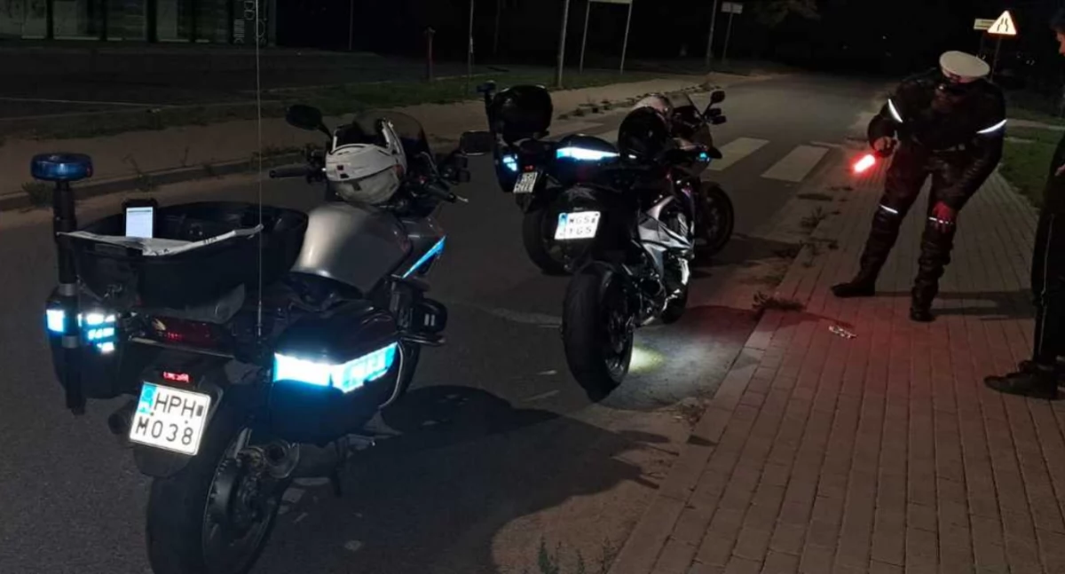 Za głośną jazdę nocą... Policja ukarała 12 kierowców, w tym 4 motocyklistów. Będą kolejni? 