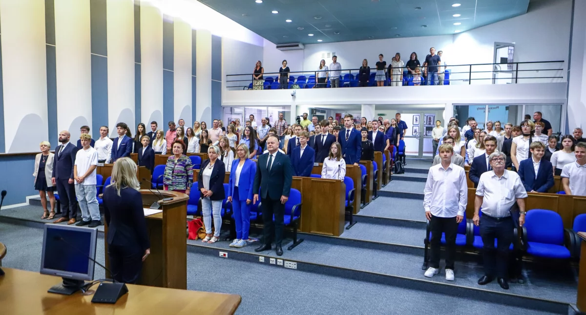 Płockie Talenty 2024. Prezydent Płocka nagrodził najzdolniejszych uczniów [ZDJĘCIA]