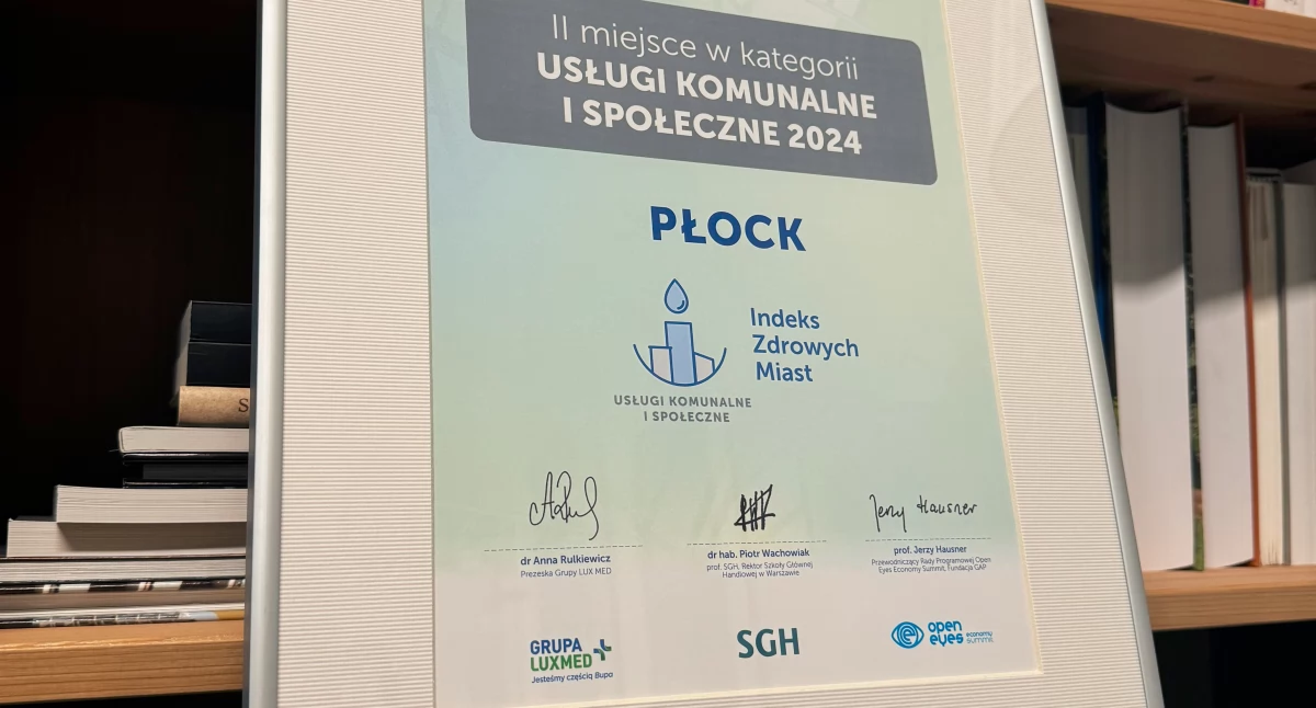 Indeks Zdrowych Miasta. Płock na podium
