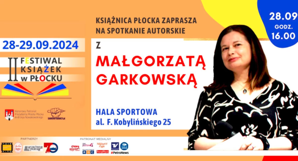 W weekend 28-29 września potrwa w Płocku II Festiwal Książek 