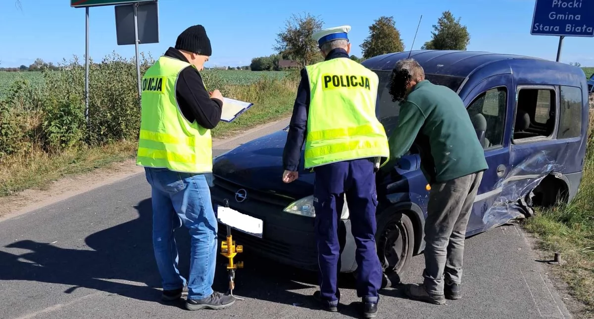 Alarm na drodze w m. Nowe Karwosieki. To było poważne zdarzenie [ZDJĘCIA]
