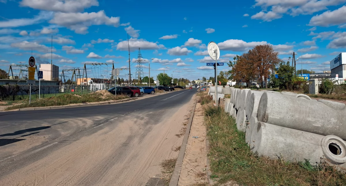 Płock. Zmiany na ul. Przemysłowej