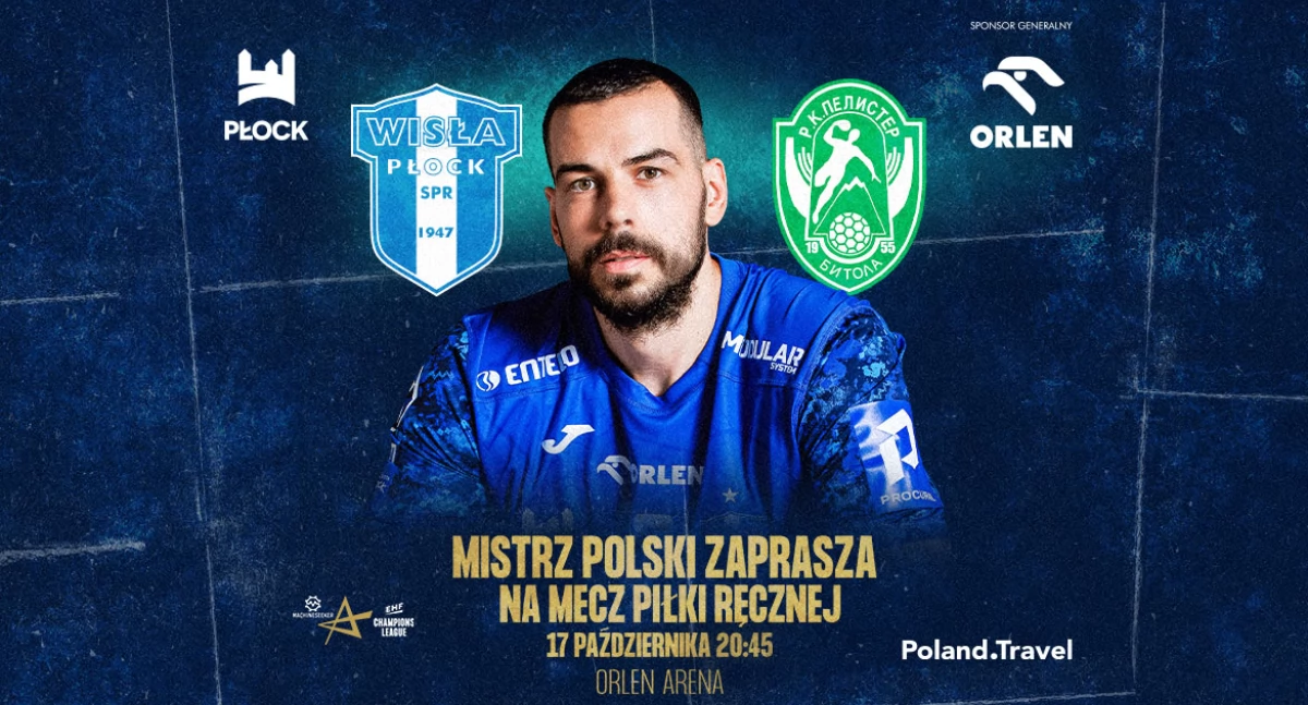 Bilety na mecz ORLEN Wisła Płock vs HC Eurofarm Pelister już w sprzedaży!