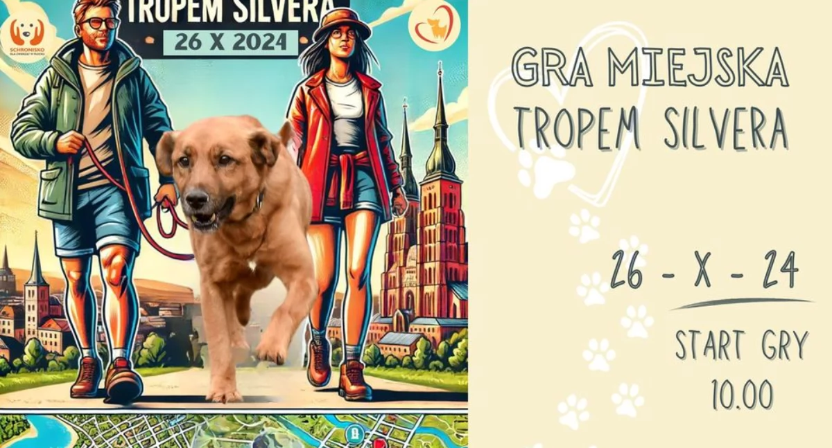 Idziesz z nami Tropem Silvera? Już jutro w Galerii Wisła w Płocku czekać będą psiaki i moc atrakcji