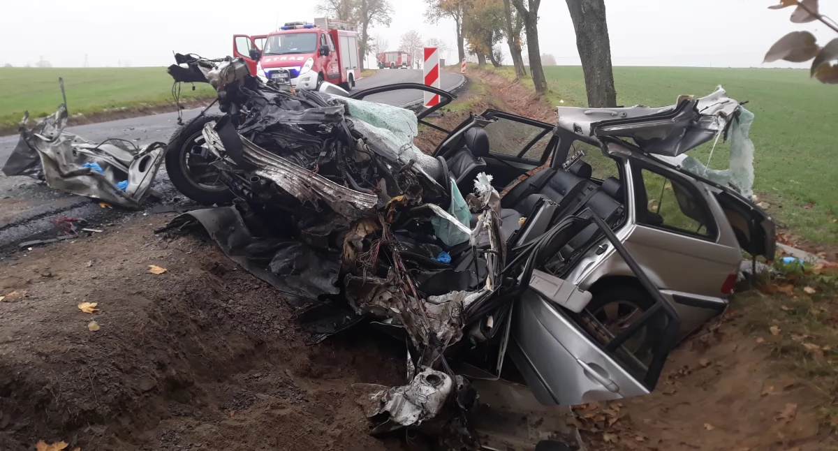 Wypadek! W Bledzewie (gm. Sierpc) trasa zablokowana!