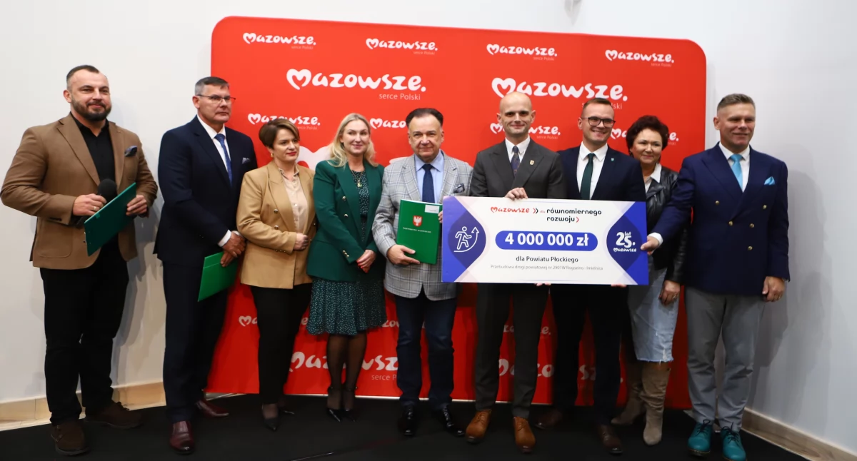 Powiat Płocki z ogromnym dofinansowaniem. Wyremontują drogę Rogozino-Imielnica 