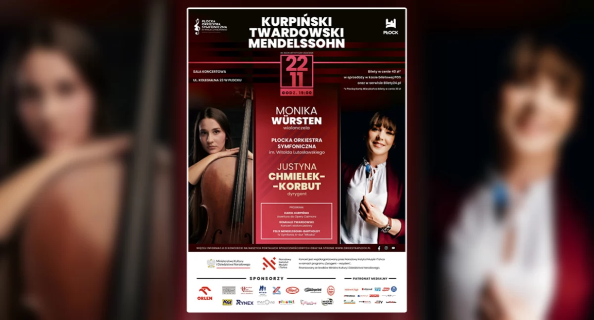 Płocka Orkiestra Symfoniczna zaprasza na koncert pod batutą Justyny Chmielek-Korbut