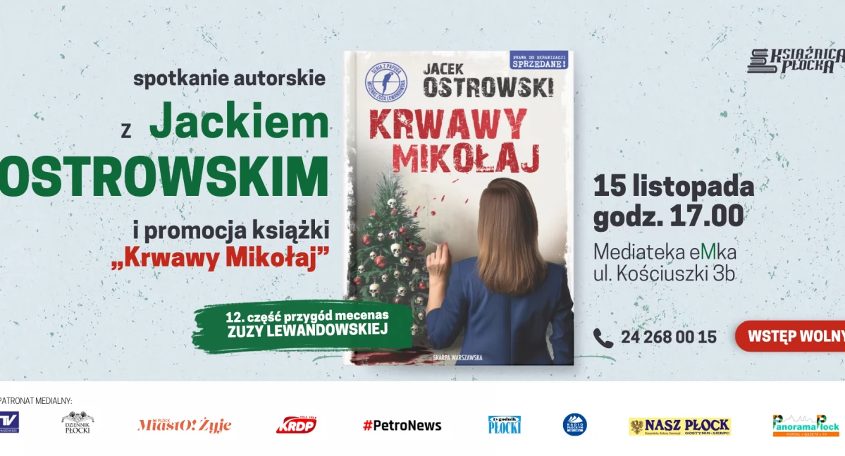 Mediateka. Premiera nowej książki Jacka Ostrowskiego