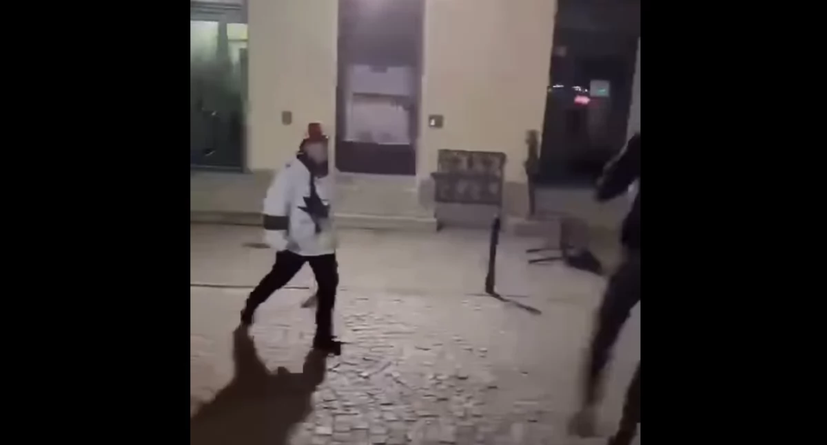 Obcokrajowiec z nożem w ręku w Płocku. Co wydarzyło się na ulicy Grodzkiej? [FILM]