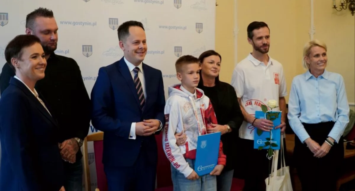 Tytus Tarka, srebry medalista Mistrzostw Europy w Taekwon-do. Stypendium od władz Gostynina