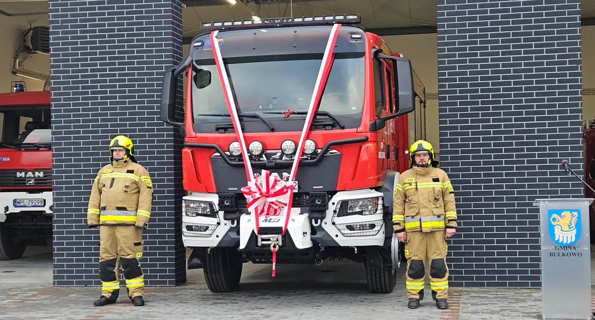 Powiat płocki. Strażacy z Bulkowa z nową strażnicą i samochodem ratowniczo-gaśniczym