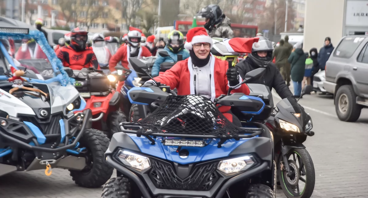 Mikołaje no motocyklach w Płocku [ZDJĘCIA]