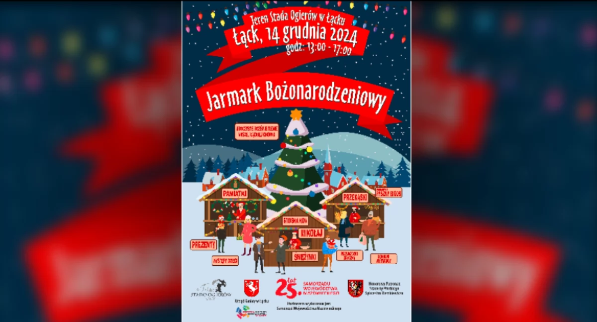 „Jarmark Bożonarodzeniowy” w podpłockiej gminie. Poczuj magię świąt w Łącku!