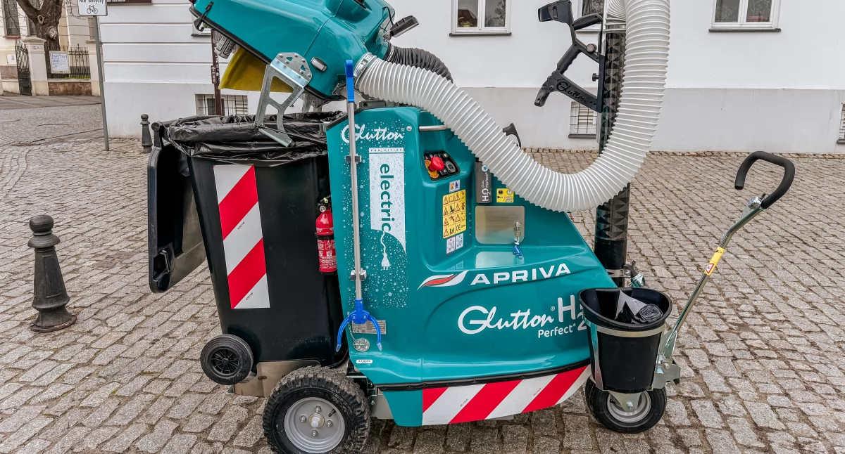Mały, ale wariat! Glutton posprząta płockie ulice