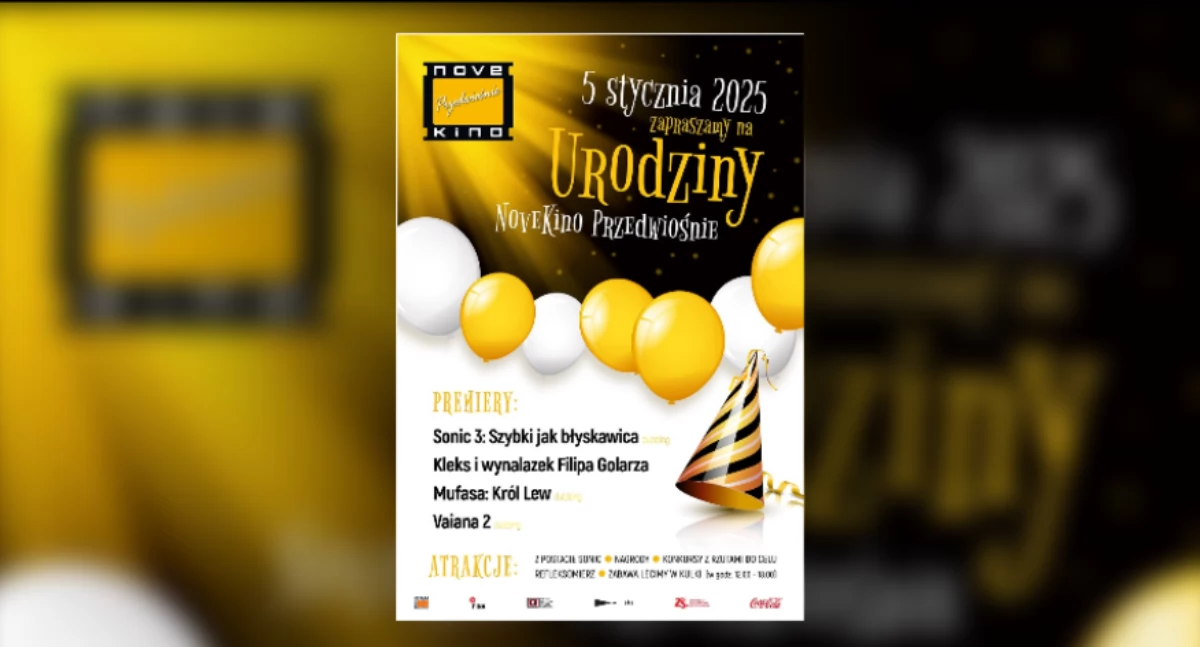 Urodziny NK Przedwiośnie w Płocku. Zrób sobie zdjęcie z bohaterami filmu „Sonic 3” 