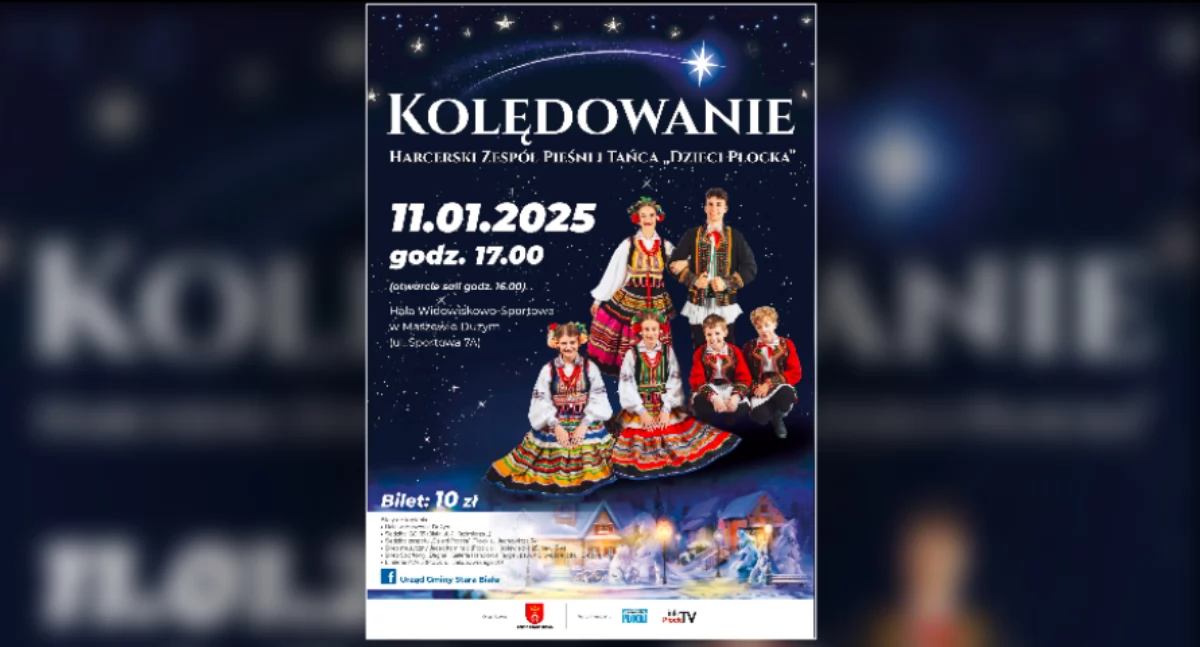 „Dzieci Płocka” będą kolędować w Maszewie 