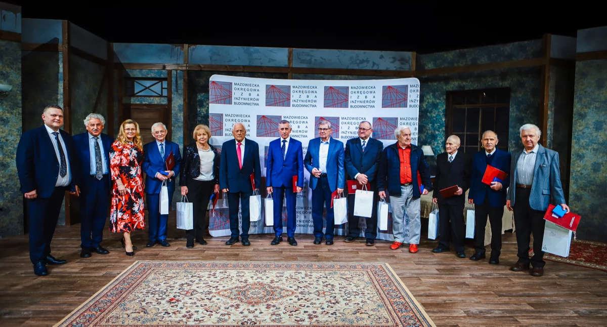 Mazowiecka Okręgowa Izba Inżynierów Budownictwa na spotkaniu noworocznym w Teatrze Dramatycznym w Płocku
