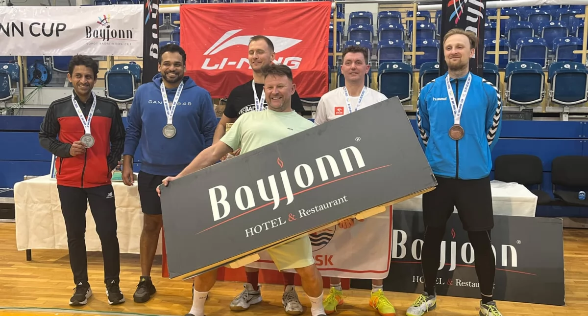 XI BAYJONN PREMIUM OPEN CUP SOPOT. Złoty medal Adama Kosza