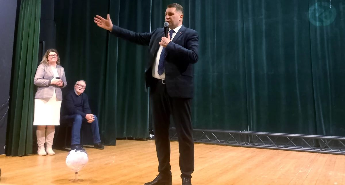 O czym mówił w Płocku Przemysław Czarnek? Poseł PiS gościł w Spółdzielczym Domu Kultury