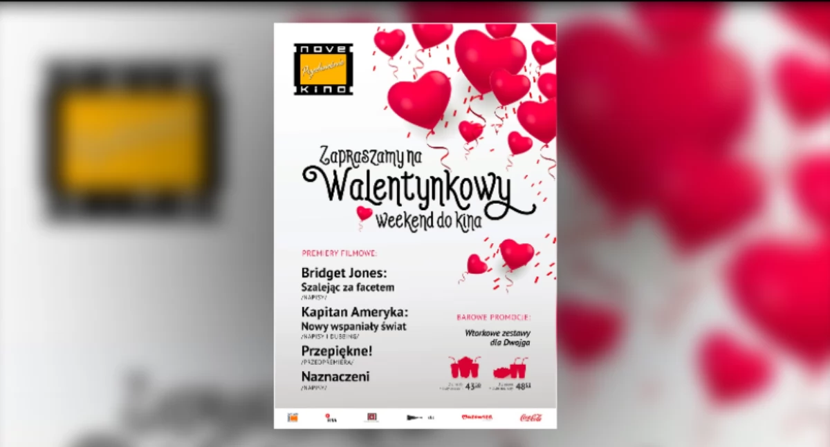 Walentynkowy weekend w NK Przedwiośnie. Jakie filmy obejrzymy?