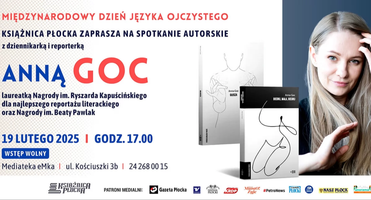 Spotkanie z reporterką Anną Goc w Książnicy Płockiej
