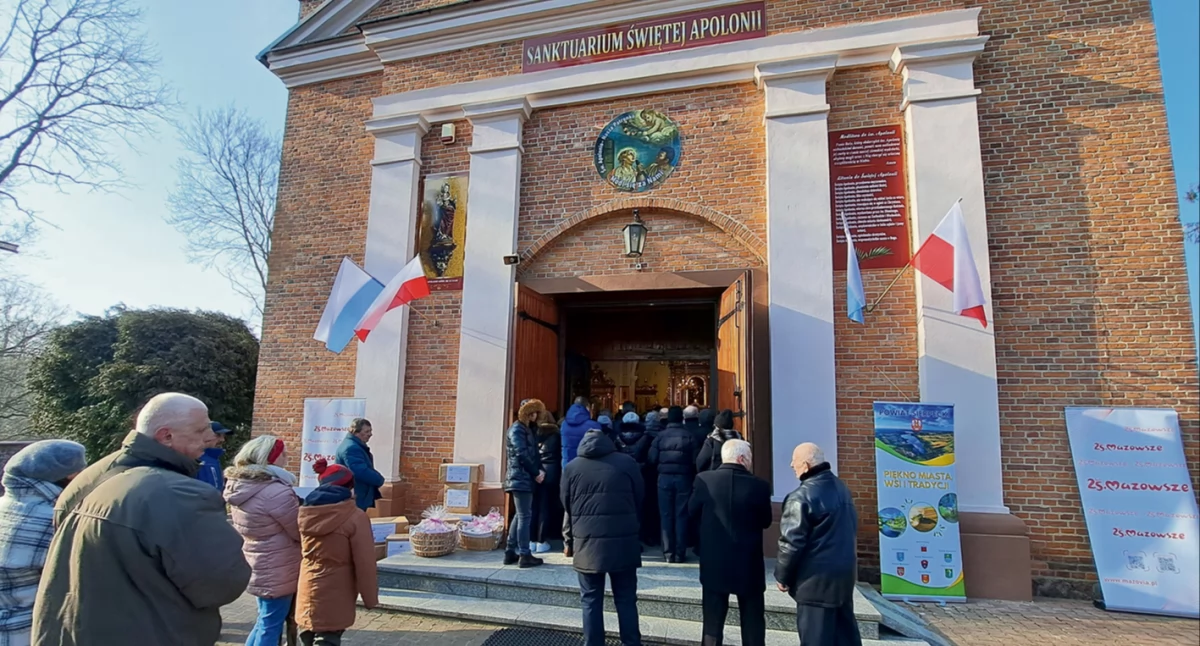 Sanktuarium św. Apolonii w Borkowie Kościelnym. Jedyna taka parafia w Polsce