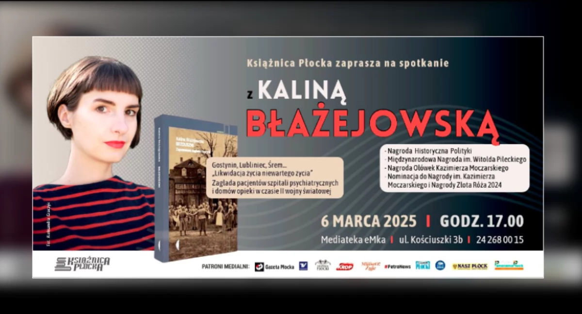 Mediateka zaprasza na spotkanie z reporterką Kaliną Błażejowską 