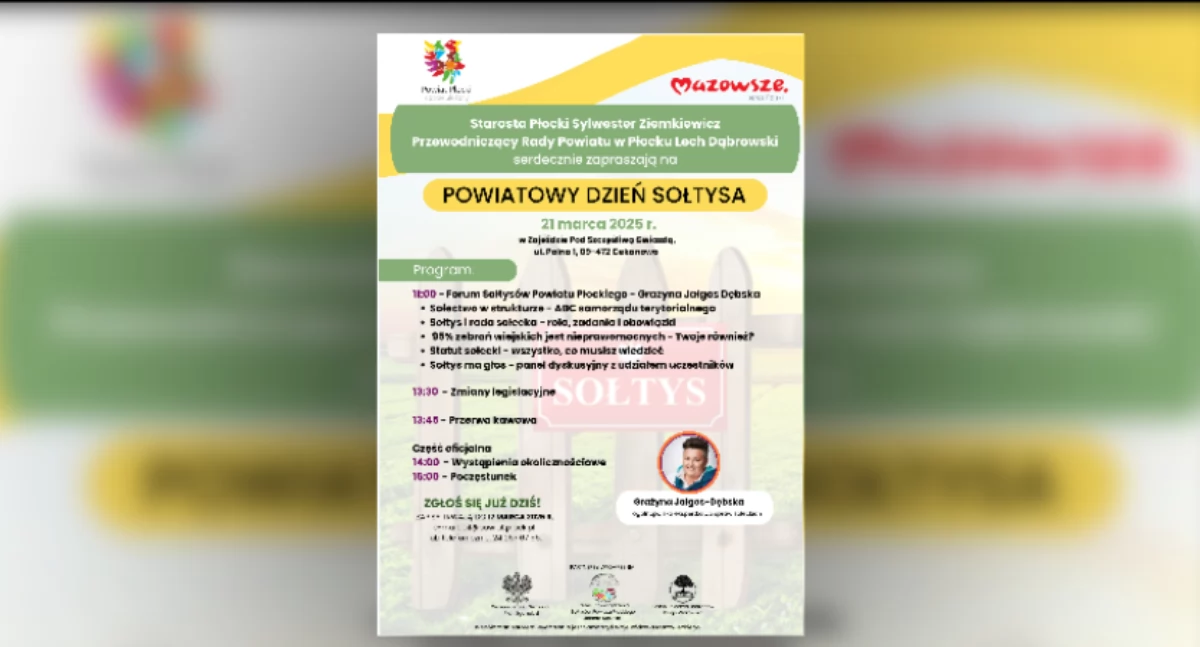 Powiatowy Dzień Sołtysa już za kilka dni. Trwają zapisy