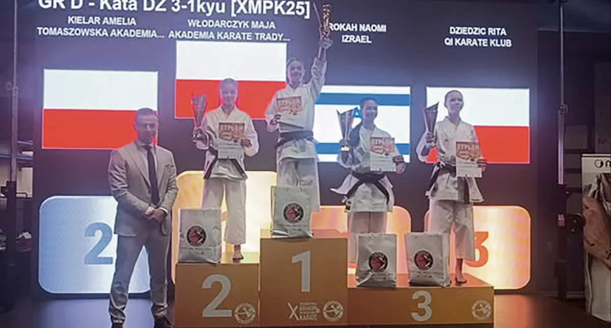 Bardzo dobre wiadomości z Akademii Karate Tradycyjnego. Maja Włodarczyk zdobyła Puchar Krakowa