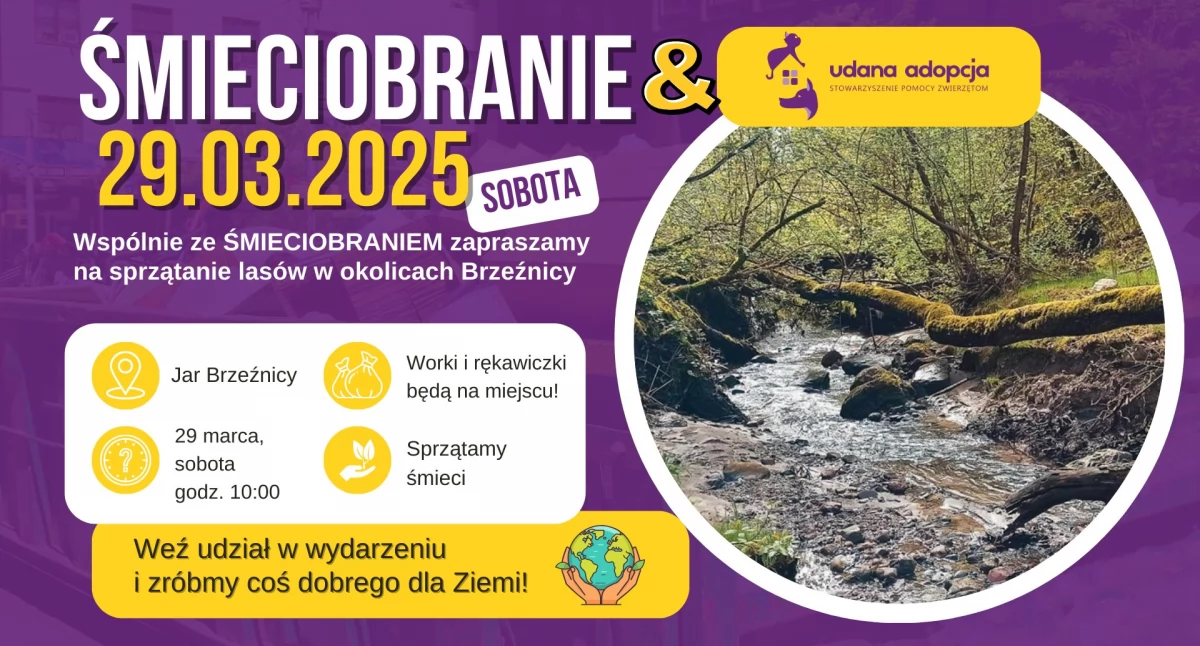 Wspólnie posprzątajmy lasy w okolicach Brzeźnicy! Pożyteczna sobota w mieście