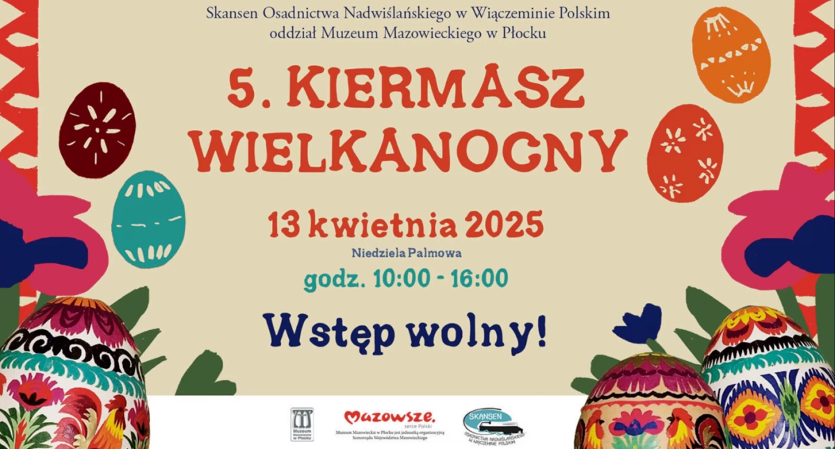 Kiermasz wielkanocny w Skansenie Osadnictwa Nadwiślańskiego w Wiączeminie Polskim