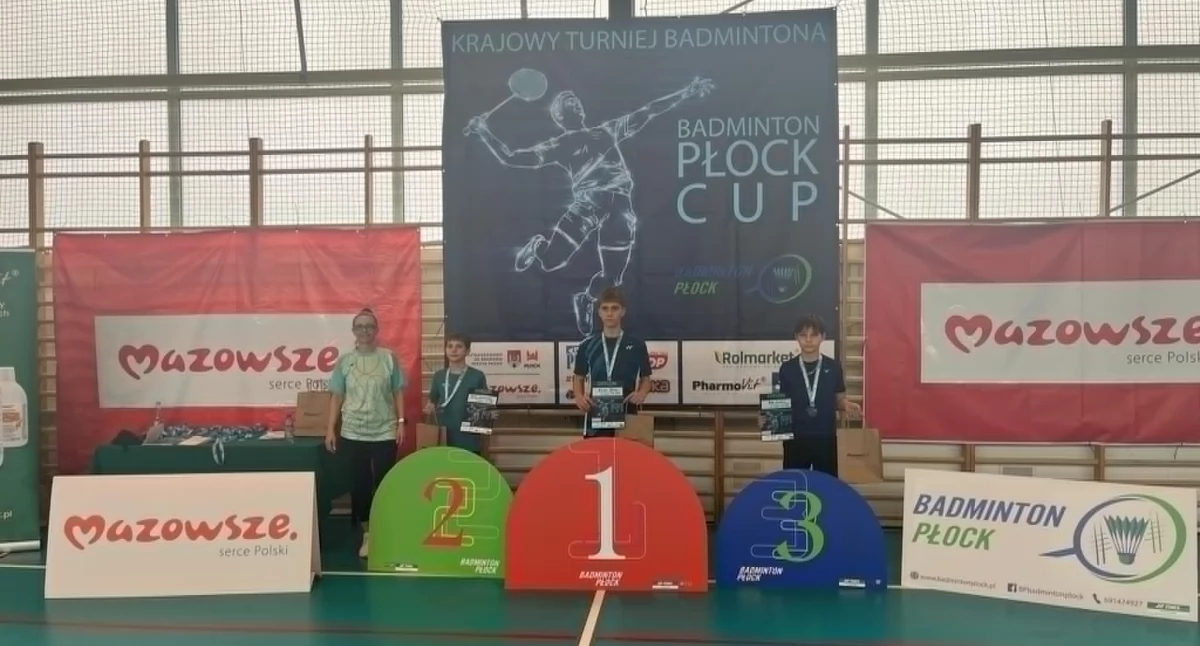 Turniej młodych badmintonistów odbył się w Płocku. Rozegrano 267 pojedynków
