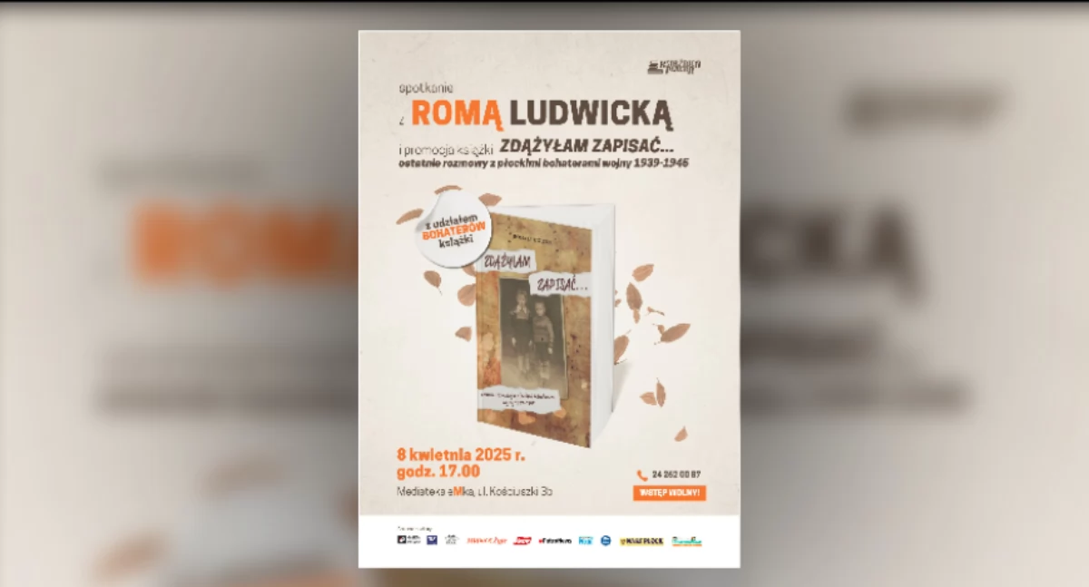 Mediateka zaprasza na promocję książki Romy Ludwickiej 