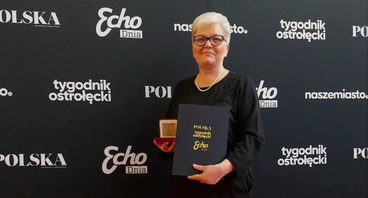 Plebiscyt Edukacyjny. Małgorzata Kowalak, nauczycielka ze Staroźreb w pierwszej dziesiątce nauczycieli z Województwa Mazowieckiego.