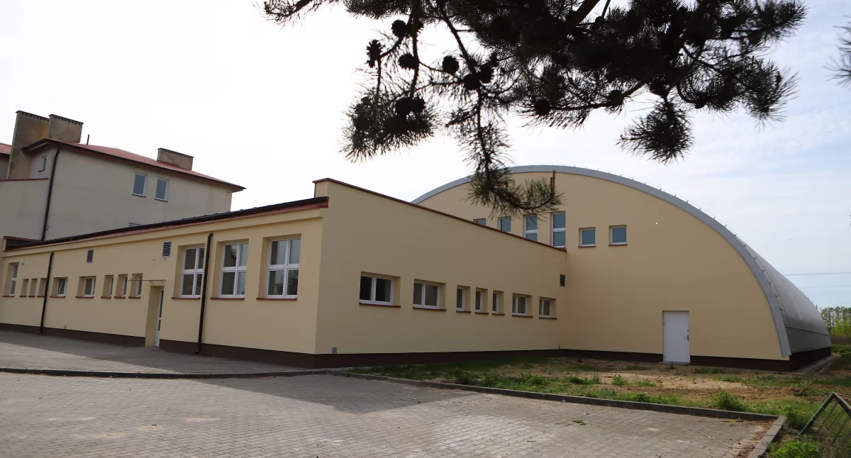 Hala w Dobrzykowie blisko Płocka gotowa do użytku! Właśnie przeszła gruntowną modernizację