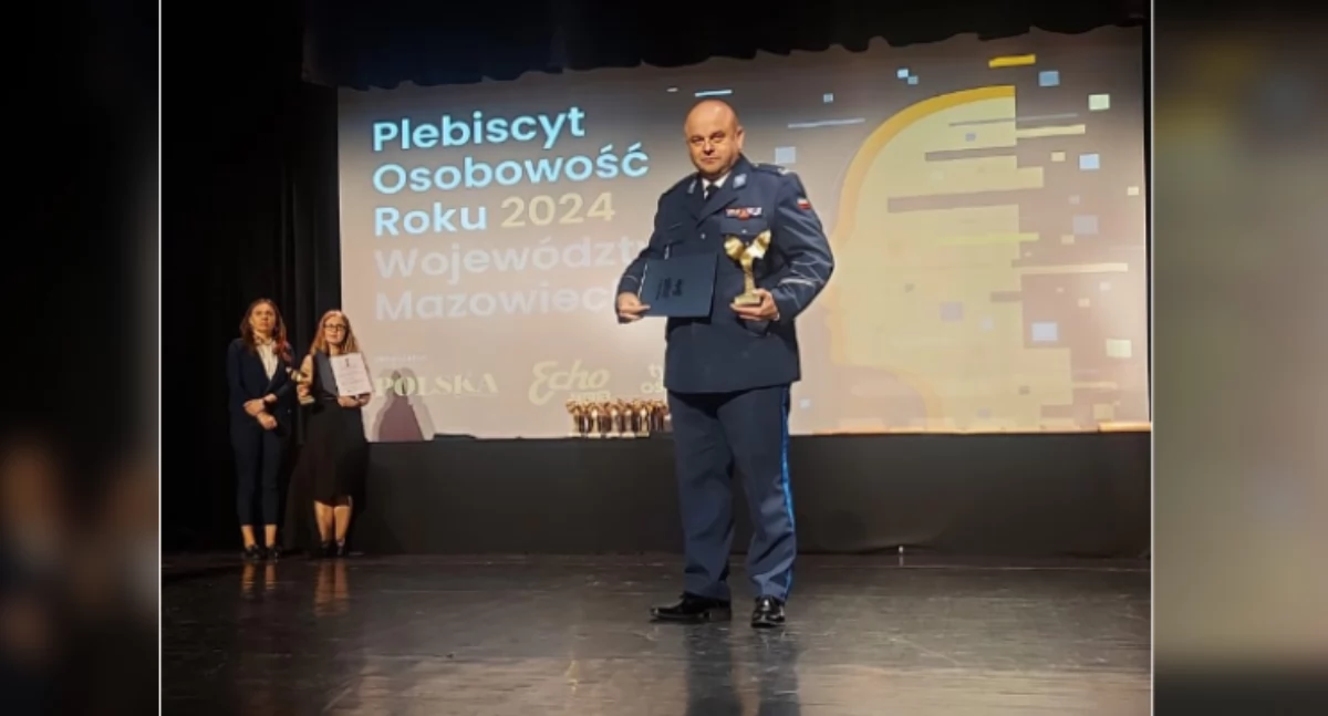 Podinsp. Robert Nowakowski wyróżniony w plebiscycie Osobowość Roku 