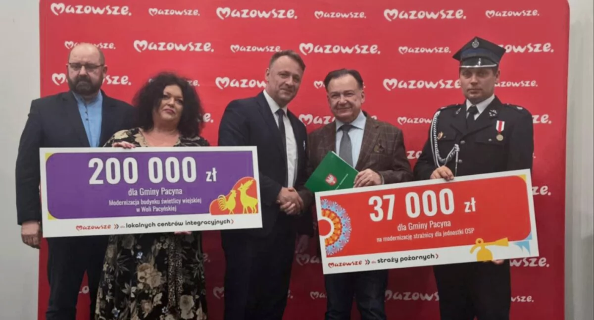 Dofinansowania dla gminy Pacyna. Na modernizację budynku OSP w Skrzeszewach i świetlicy w Woli Pacyńskiej