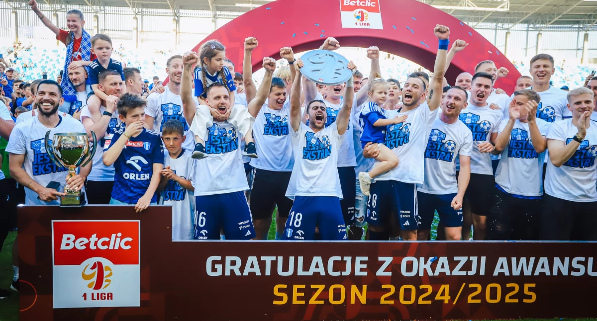 Wracamy do Ekstraklasy. Łukasz raz, Jime dwa i świętujemy awans