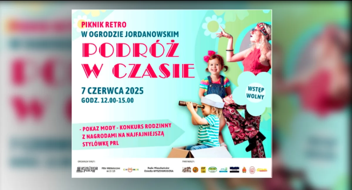 Piknik retro w płockim Ogrodzie Jordanowskim