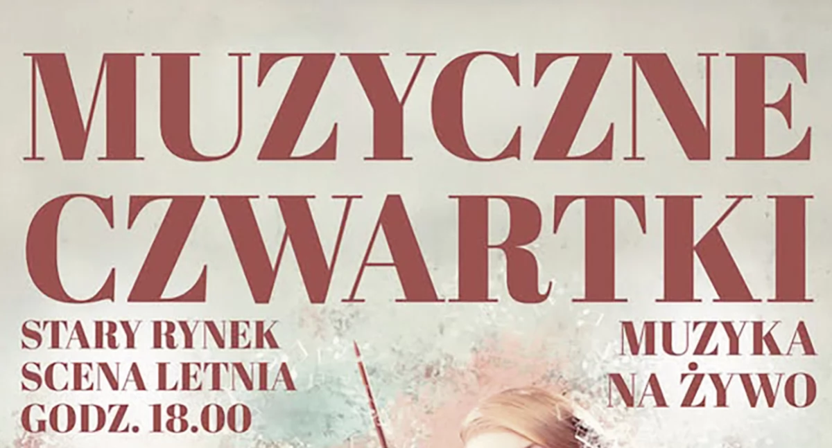 Od filmowych przebojów i folku do disco i pop. Muzyczne czwartki na płockiej starówce ruszają 26 czerwca