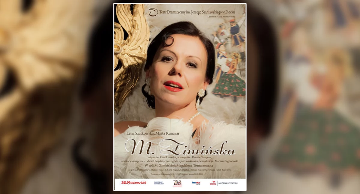 Czego nie wiemy o Mirze Zimińskiej. Opowie i zaśpiewa Magda Tomaszewska. Teatr na rynku w Płocku