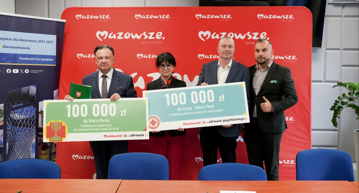 Płock z dofinansowaniem Mazowsza na nowe programy zdrowotne. Bezpłatne badania dla kobiet i młodzieży