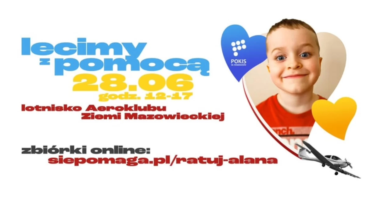 Lecimy z pomocą. Już w sobotę czas na wyjątkowy piknik na lotnisku w Płocku