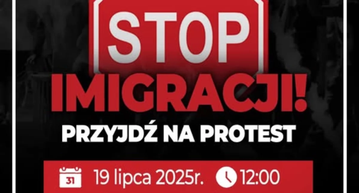 Nie chcą migrantów w Płocku. Kolejny protest na Starym Rynku