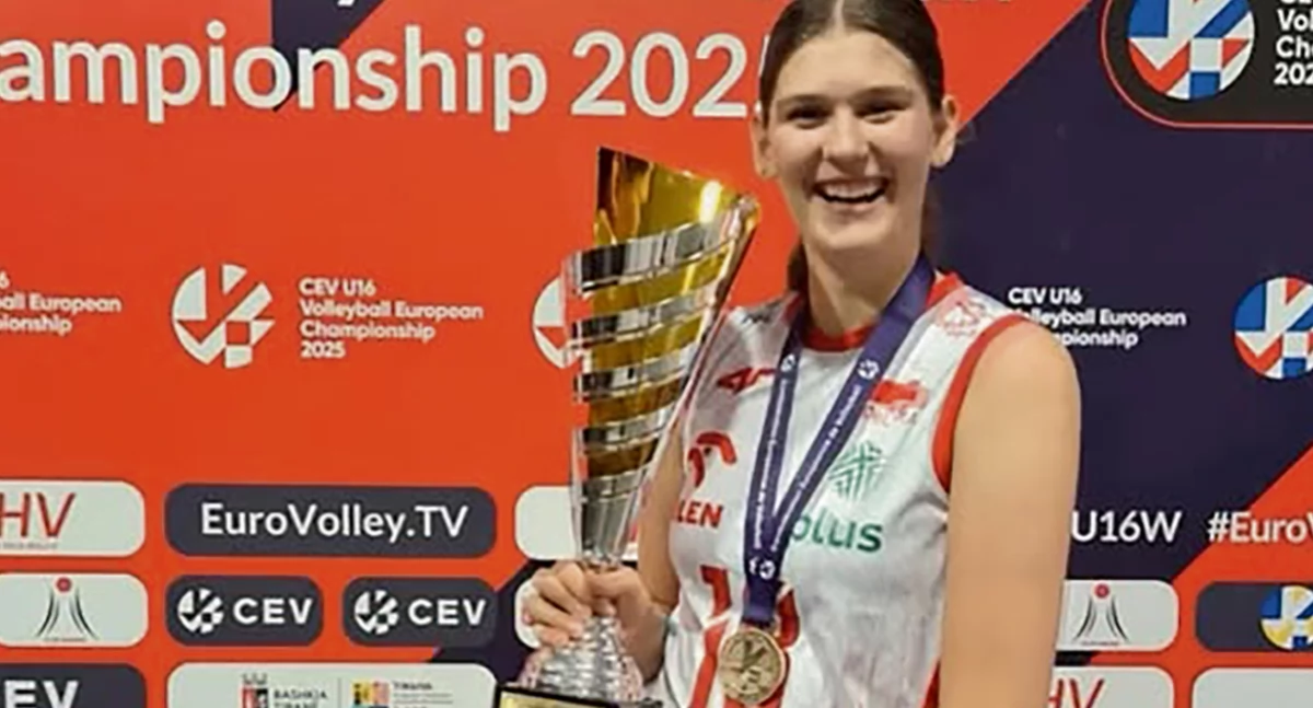 Nasza siatkarka ma 16 lat i na swoim koncie mistrzostwo Europy. Złoty medal Amelii Różańskiej 
